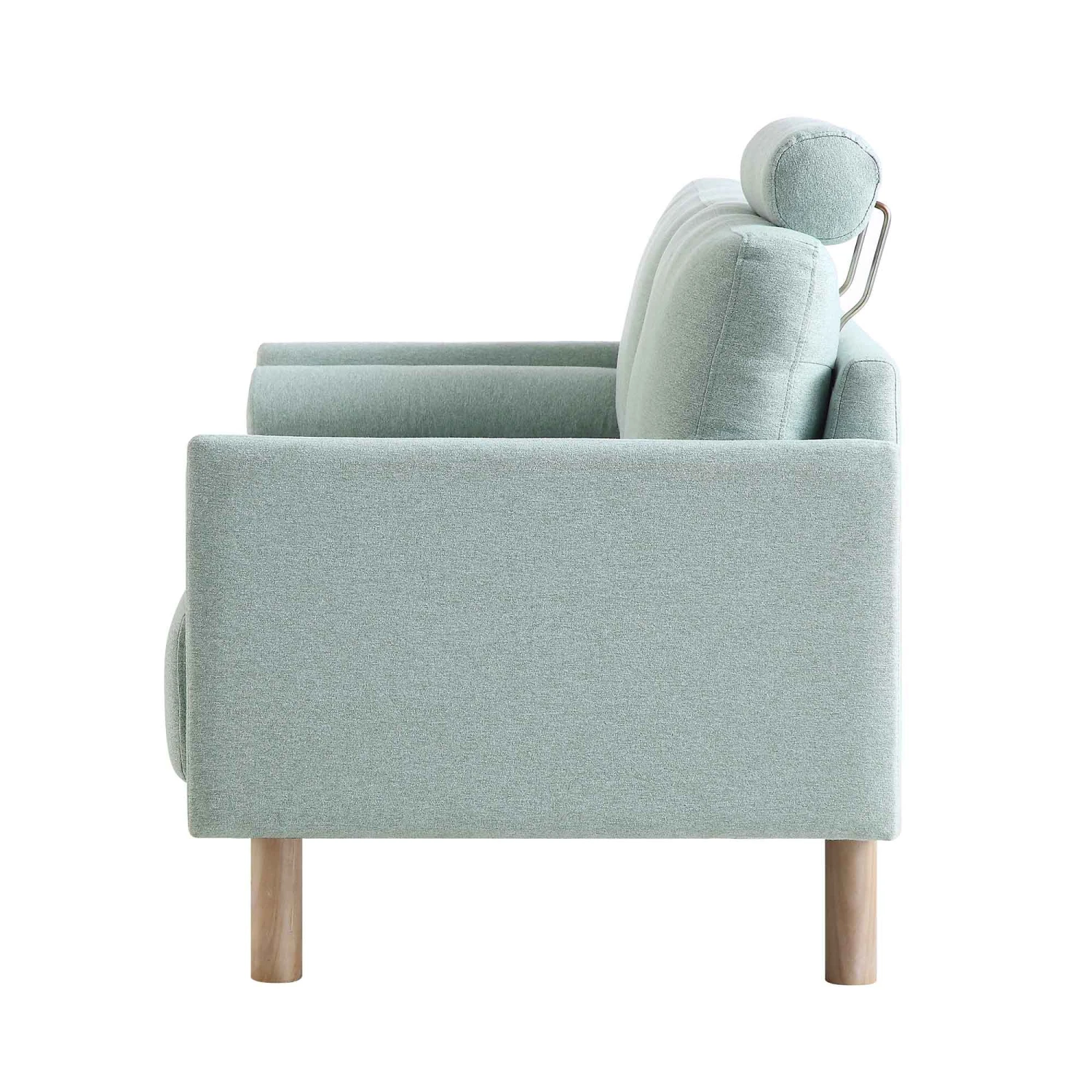 Timber Sage Green Fabric Sofa, 2-Seater 11 Timber Sage Green Fabric Sofa, 2-Seater - Image 9