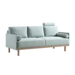Timber Sage Green Fabric Sofa, 3-Seater -FINZ Furniture Shop GCSF 2348 SAGE FAB 3ST WB2