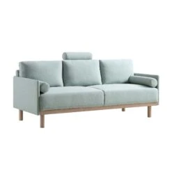 Timber Sage Green Fabric Sofa, 3-Seater -FINZ Furniture Shop GCSF 2348 SAGE FAB 3ST WB3