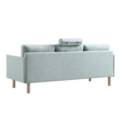 Timber Sage Green Fabric Sofa, 3-Seater -FINZ Furniture Shop GCSF 2348 SAGE FAB 3ST WB5