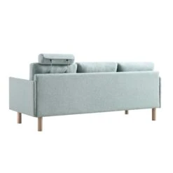 Timber Sage Green Fabric Sofa, 3-Seater -FINZ Furniture Shop GCSF 2348 SAGE FAB 3ST WB6