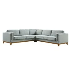 Dipley Sage Woven Fabric Grande Corner Sofa 24 Dipley Sage Woven Fabric Grande Corner Sofa -FINZ Furniture Shop GCSF 2399 SAGE WOV LARGECORNER WB1