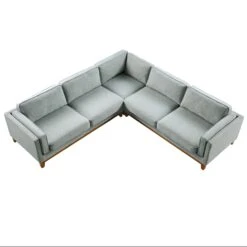 Dipley Sage Woven Fabric Grande Corner Sofa 22 Dipley Sage Woven Fabric Grande Corner Sofa -FINZ Furniture Shop GCSF 2399 SAGE WOV LARGECORNER WB2