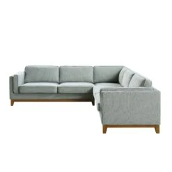Dipley Sage Woven Fabric Grande Corner Sofa 25 Dipley Sage Woven Fabric Grande Corner Sofa -FINZ Furniture Shop GCSF 2399 SAGE WOV LARGECORNER WB3