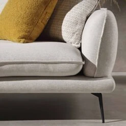 Obriel Oatmeal Fabric Sofa, Grande Chaise Sofa Left Hand 16 Obriel Oatmeal Fabric Sofa, Grande Chaise Sofa Left Hand -FINZ Furniture Shop GCSF 2400 OAT FAB LEFT scene3