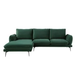 Obriel Forest Green Velvet Sofa, Grande Chaise Sofa Left Hand 19 Obriel Forest Green Velvet Sofa, Grande Chaise Sofa Left Hand -FINZ Furniture Shop GCSF 2400 PINE VEL LEFT WB1