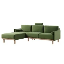 Timber Fern Green Velvet Sofa, Large 3-Seater Chaise Sofa Left Hand 20 Timber Fern Green Velvet Sofa, Large 3-Seater Chaise Sofa Left Hand -FINZ Furniture Shop GCSF 2402 MOSS VEL LEFT WB1