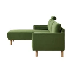 Timber Fern Green Velvet Sofa, Large 3-Seater Chaise Sofa Left Hand 24 Timber Fern Green Velvet Sofa, Large 3-Seater Chaise Sofa Left Hand -FINZ Furniture Shop GCSF 2402 MOSS VEL LEFT WB5