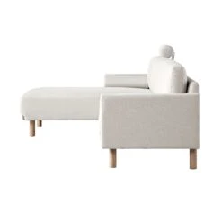 Timber Oatmeal Fabric Sofa, Large 3-Seater Chaise Sofa Left Hand 25 Timber Oatmeal Fabric Sofa, Large 3-Seater Chaise Sofa Left Hand -FINZ Furniture Shop GCSF 2402 OAT FAB LEFT WB4