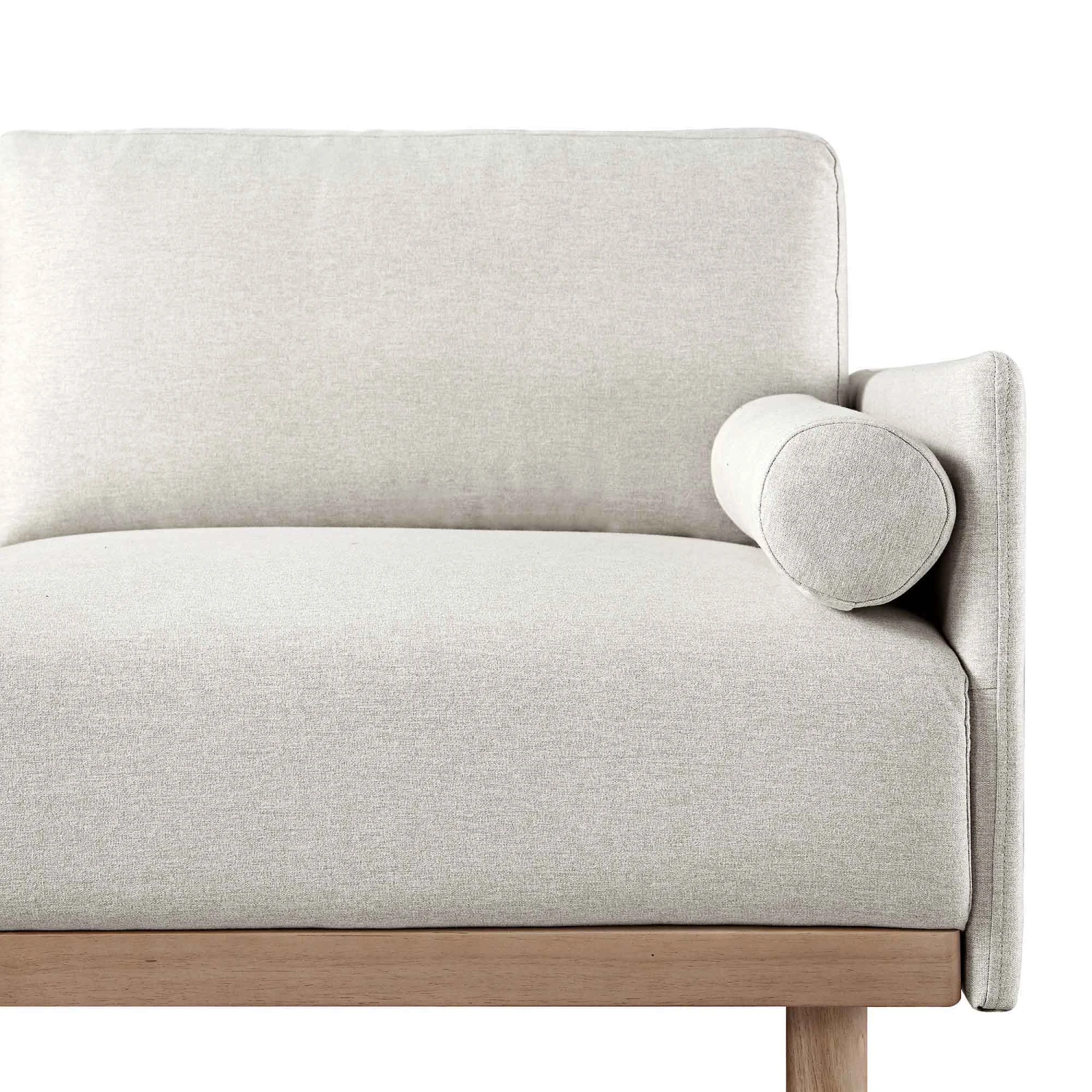 Timber Oatmeal Fabric Sofa, Large 3-Seater Chaise Sofa Left Hand 14 Timber Oatmeal Fabric Sofa, Large 3-Seater Chaise Sofa Left Hand - Image 12