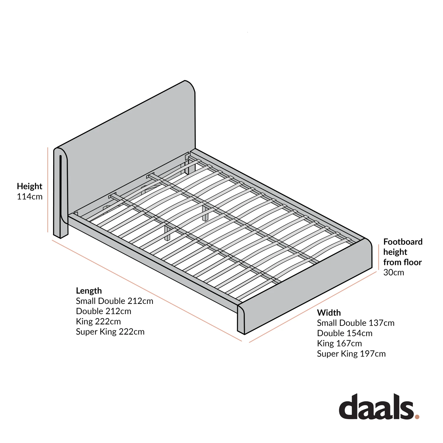 Hampstead Taupe Boucle Curved Bed 7 Hampstead Taupe Boucle Curved Bed - Image 5