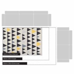 Hex Printed Rug 120 X 170 Cm 13 Hex Printed Rug 120 X 170 Cm -FINZ Furniture Shop Hex