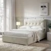 Hadley Champagne Velvet Ottoman Storage Bed 2 Hadley Champagne Velvet Ottoman Storage Bed -FINZ Furniture Shop JAH 010 CHAMPVEL main