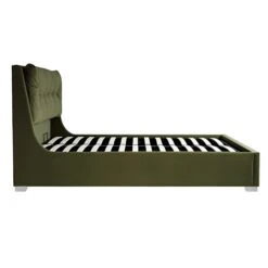 Hadley Moss Green Velvet Ottoman Storage Bed 23 Hadley Moss Green Velvet Ottoman Storage Bed -FINZ Furniture Shop JAH 010 MOSS VEL WB4