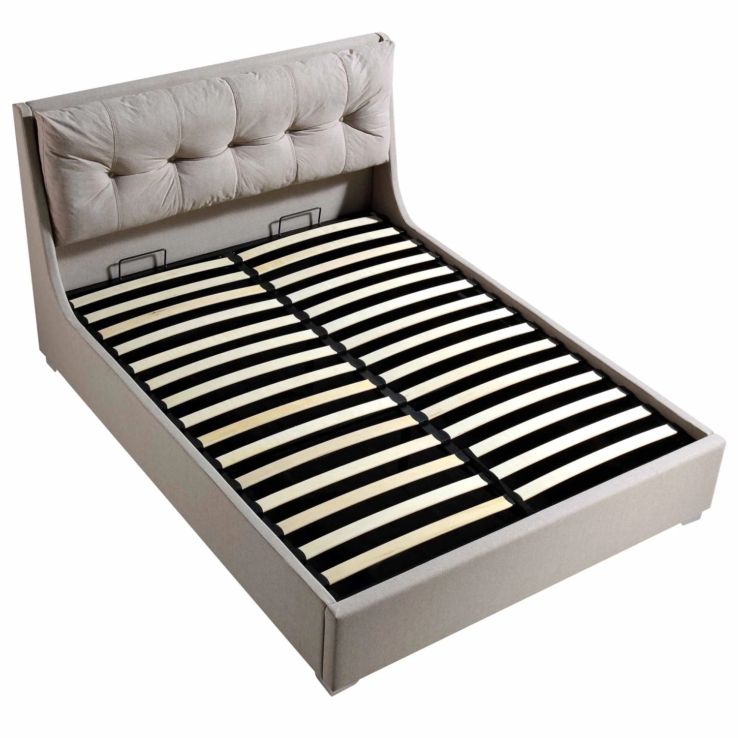 Hadley Stone Fabric Ottoman Storage Bed 9 Hadley Stone Fabric Ottoman Storage Bed - Image 7