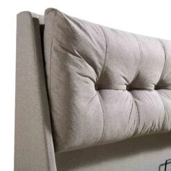 Hadley Stone Fabric Ottoman Storage Bed 27 Hadley Stone Fabric Ottoman Storage Bed -FINZ Furniture Shop JAH 010 SAND FAB detail2