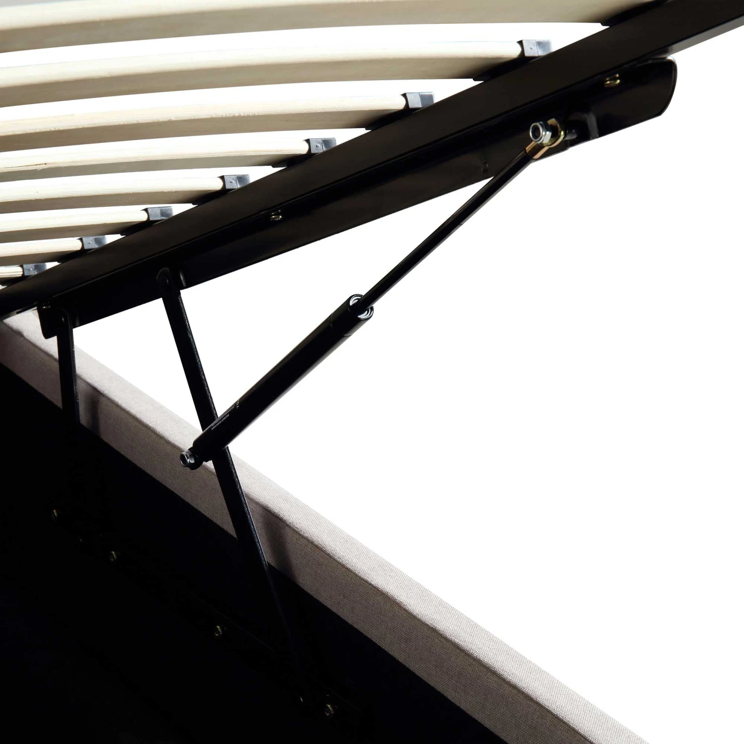 Hadley Stone Fabric Ottoman Storage Bed 12 Hadley Stone Fabric Ottoman Storage Bed - Image 10