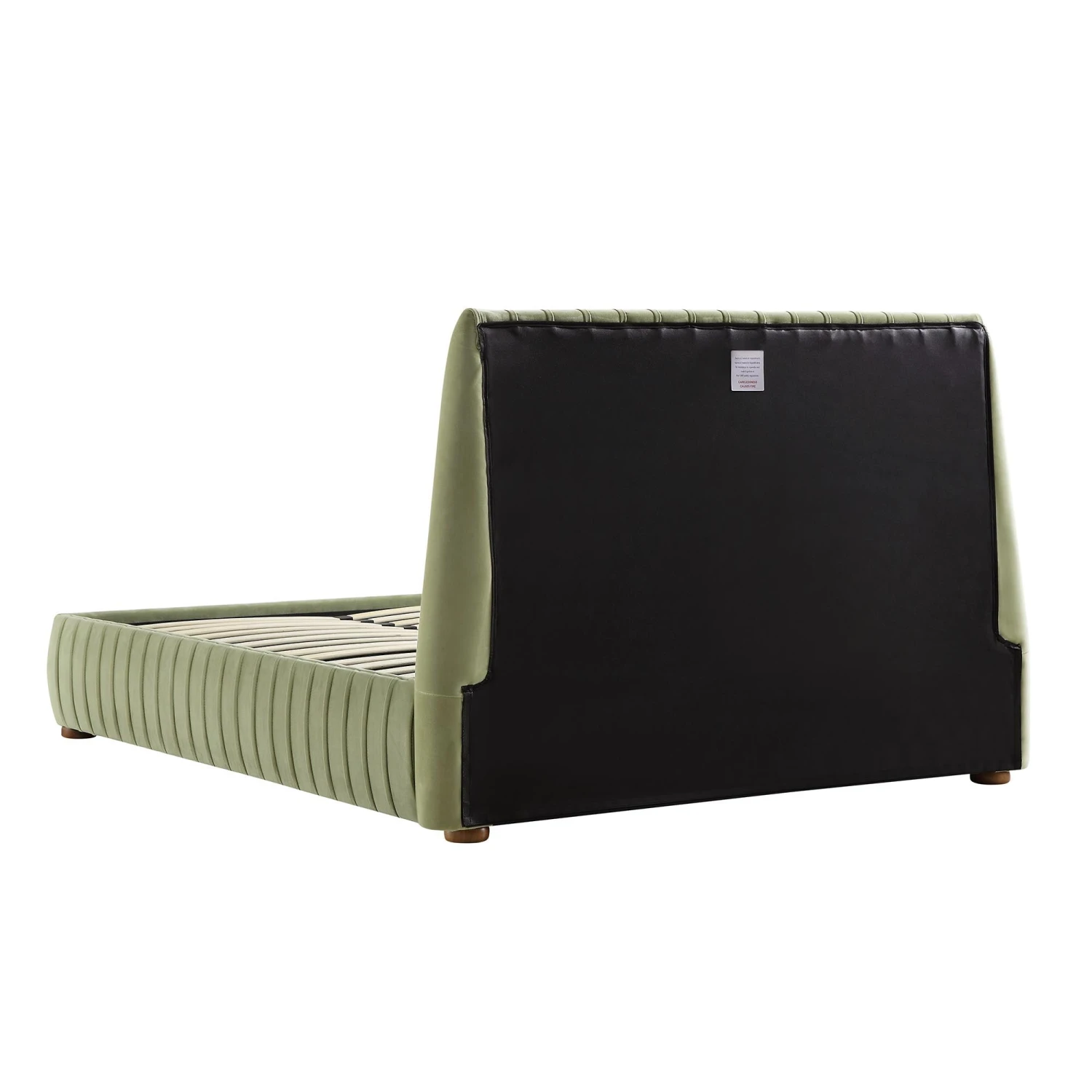 Helia Pleated Ottoman Storage Bed, Lichen Velvet 13 Helia Pleated Ottoman Storage Bed, Lichen Velvet - Image 11