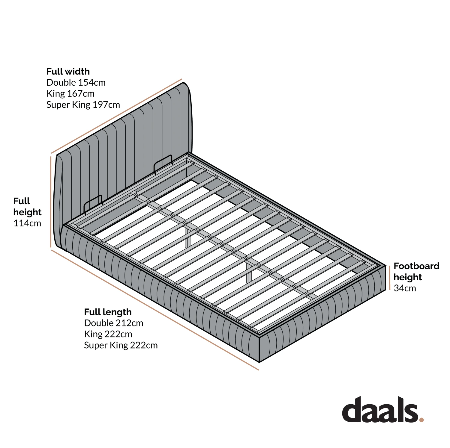 Helia Pleated Ottoman Storage Bed, Beige Boucle 8 Helia Pleated Ottoman Storage Bed, Beige Boucle - Image 6