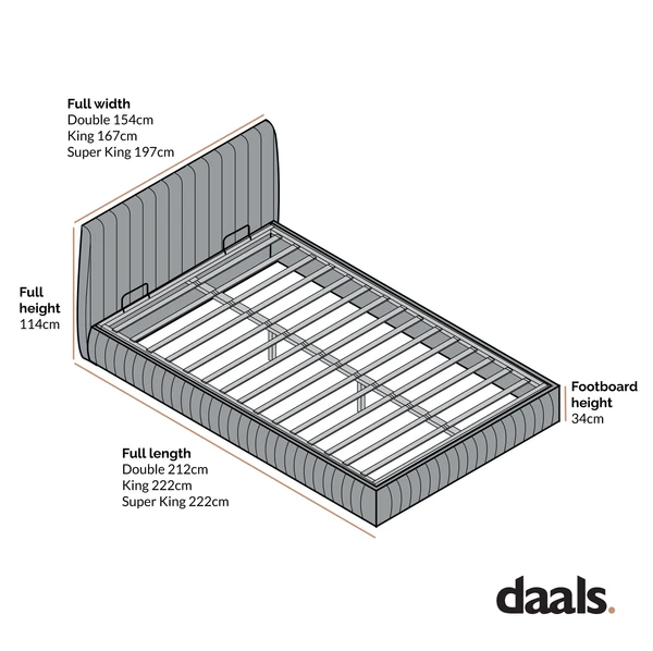 Helia Pleated Ottoman Storage Bed, Lichen Velvet 8 Helia Pleated Ottoman Storage Bed, Lichen Velvet - Image 6