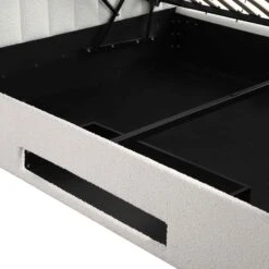 Wilton White Boucle Ottoman TV Bed 38 Wilton White Boucle Ottoman TV Bed -FINZ Furniture Shop JAH 015 ECRU BOU detail5