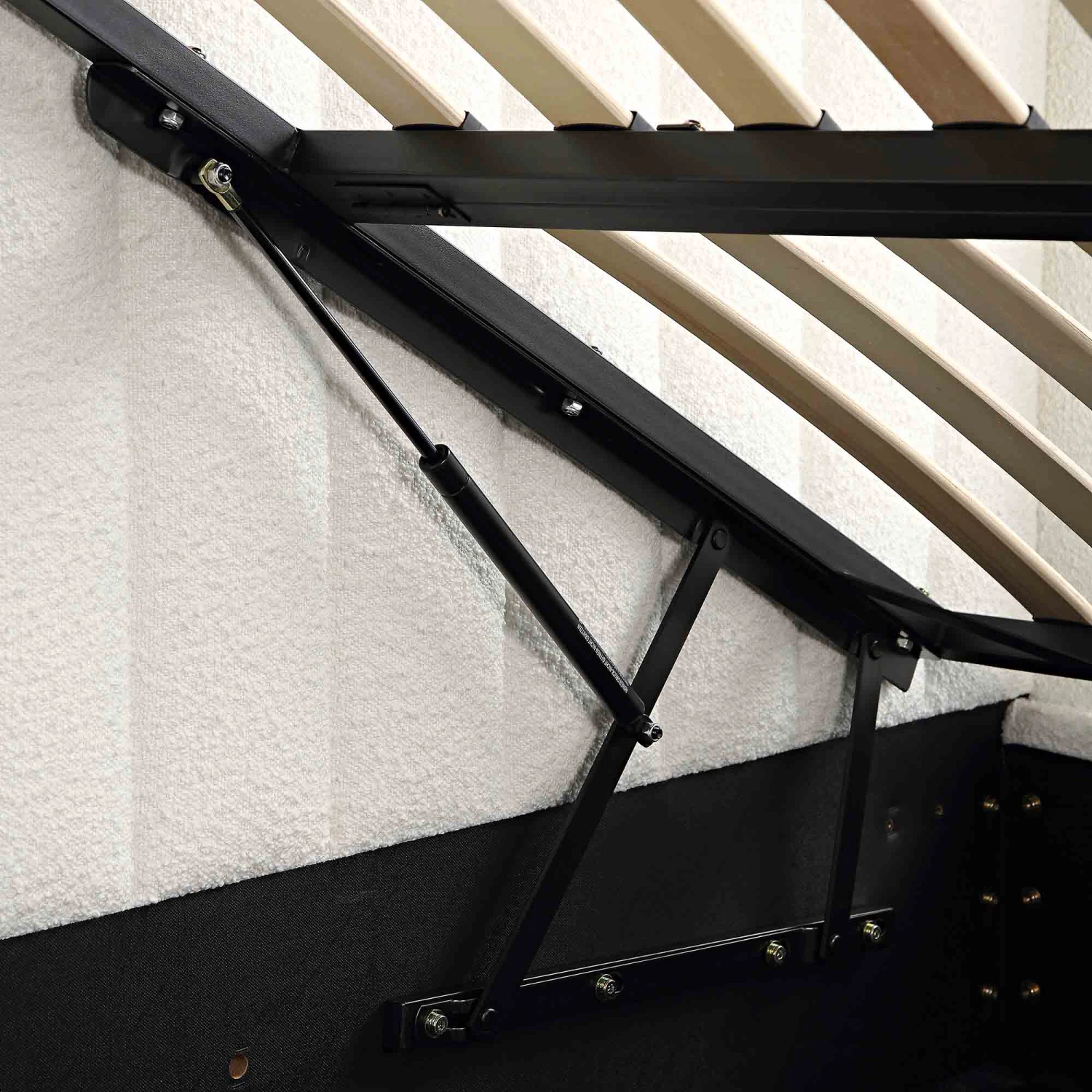 Wilton White Boucle Ottoman TV Bed 21 Wilton White Boucle Ottoman TV Bed - Image 19