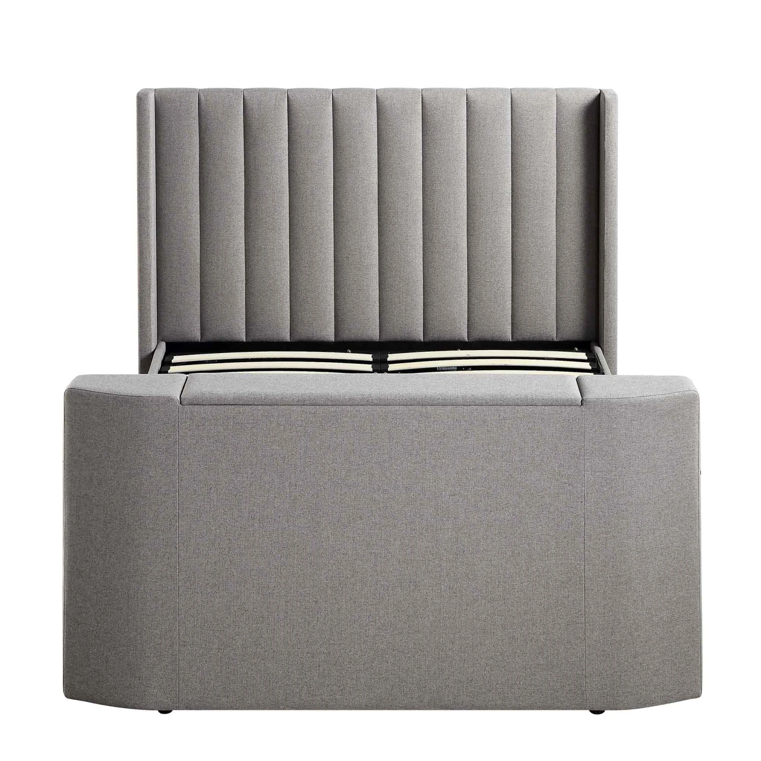 Wilton Grey Fabric Ottoman TV Bed 13 Wilton Grey Fabric Ottoman TV Bed - Image 11