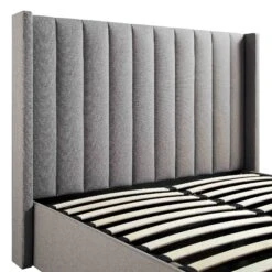 Wilton Grey Fabric Ottoman TV Bed 35 Wilton Grey Fabric Ottoman TV Bed -FINZ Furniture Shop JAH 015 GREY FAB detail1