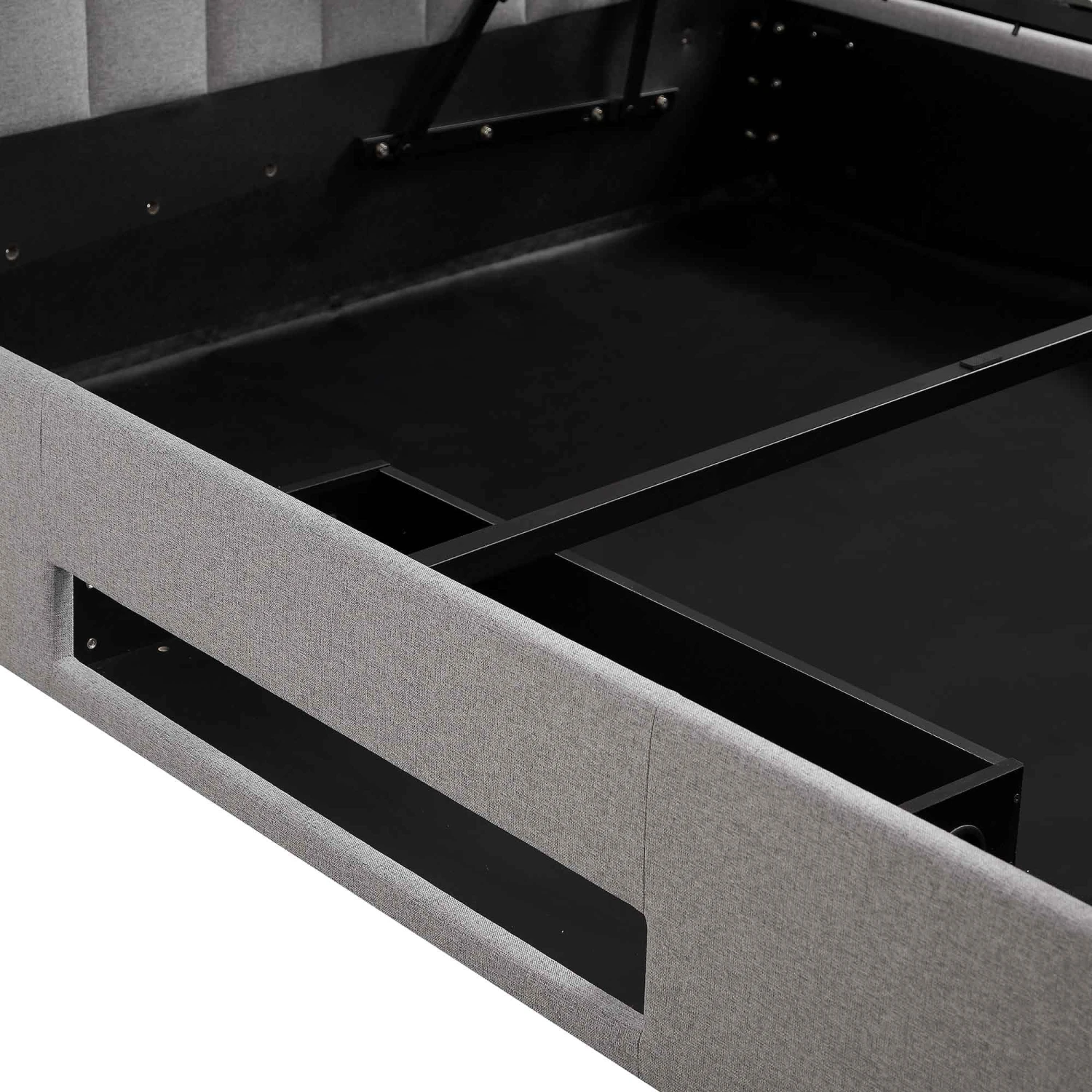 Wilton Grey Fabric Ottoman TV Bed 20 Wilton Grey Fabric Ottoman TV Bed - Image 18