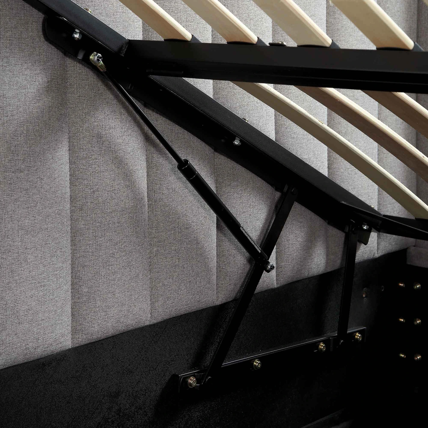 Wilton Grey Fabric Ottoman TV Bed 21 Wilton Grey Fabric Ottoman TV Bed - Image 19