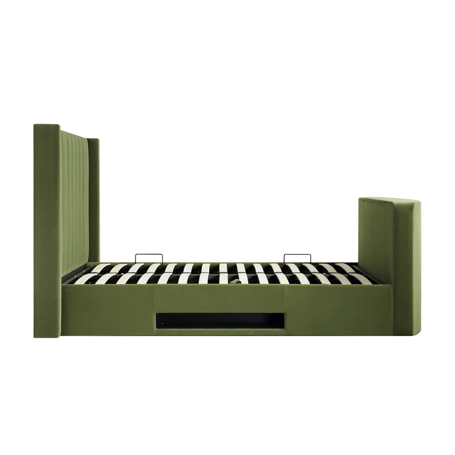 Wilton Moss Green Velvet Ottoman TV Bed 13 Wilton Moss Green Velvet Ottoman TV Bed - Image 11