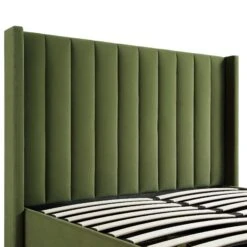 Wilton Moss Green Velvet Ottoman TV Bed 32 Wilton Moss Green Velvet Ottoman TV Bed -FINZ Furniture Shop JAH 015 MOSS VEL detail1