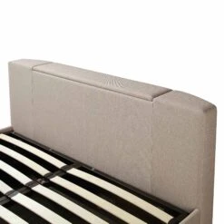 Wilton Warm Stone Fabric Ottoman TV Bed -FINZ Furniture Shop JAH 015 SAND FAB detail2