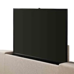 Wilton Warm Stone Fabric Ottoman TV Bed -FINZ Furniture Shop JAH 015 SAND FAB detail3