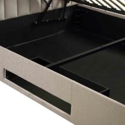 Wilton Warm Stone Fabric Ottoman TV Bed -FINZ Furniture Shop JAH 015 SAND FAB detail5