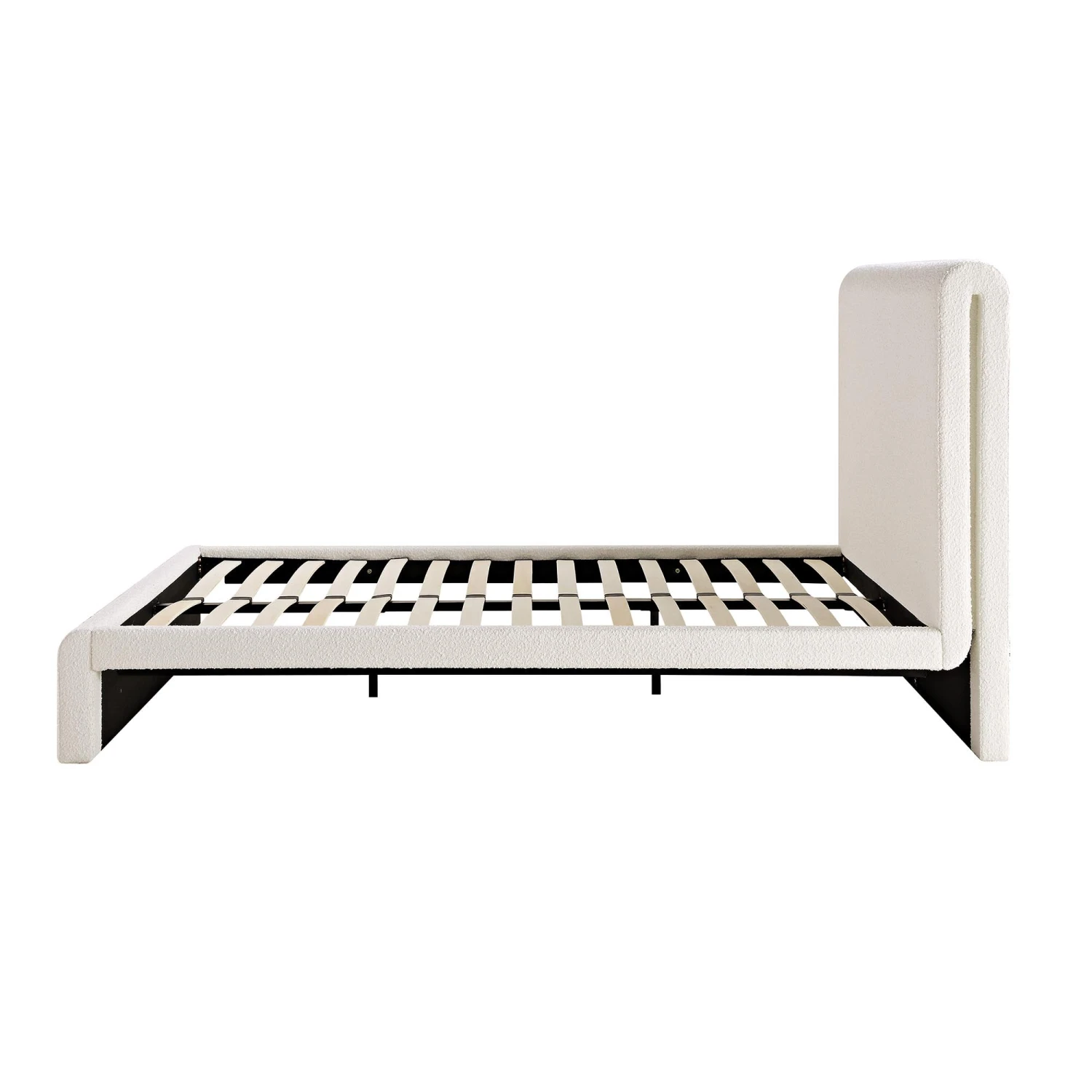 Hampstead Ecru Boucle Curved Bed 10 Hampstead Ecru Boucle Curved Bed - Image 8