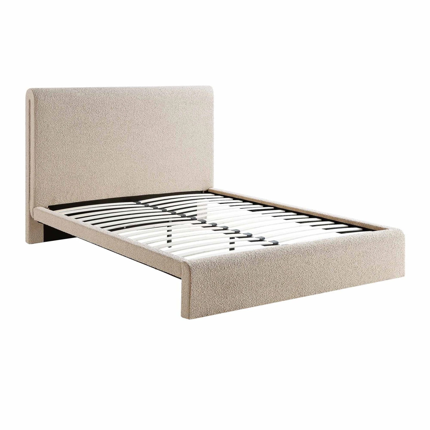 Hampstead Taupe Boucle Curved Bed 8 Hampstead Taupe Boucle Curved Bed - Image 6