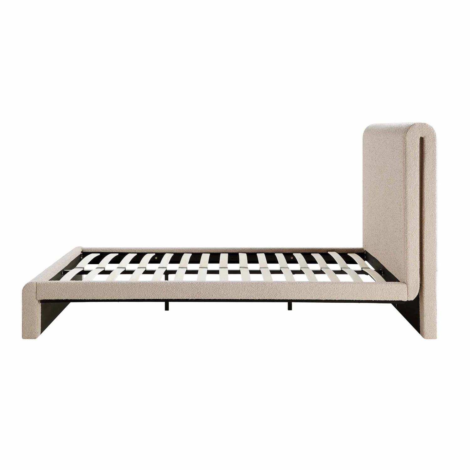 Hampstead Taupe Boucle Curved Bed 9 Hampstead Taupe Boucle Curved Bed - Image 7