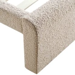 Hampstead Taupe Boucle Curved Bed 23 Hampstead Taupe Boucle Curved Bed -FINZ Furniture Shop JAH 016 TAUPE BOU detail3
