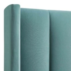 Wilton Seafoam Blue Velvet Ottoman Storage Bed 28 Wilton Seafoam Blue Velvet Ottoman Storage Bed -FINZ Furniture Shop JAH 017 BLUE VEL detail2