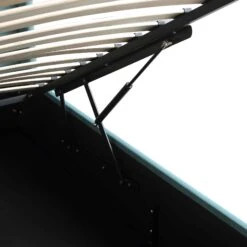 Wilton Seafoam Blue Velvet Ottoman Storage Bed 29 Wilton Seafoam Blue Velvet Ottoman Storage Bed -FINZ Furniture Shop JAH 017 BLUE VEL detail3