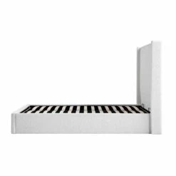 Wilton White Boucle Ottoman Storage Bed 25 Wilton White Boucle Ottoman Storage Bed -FINZ Furniture Shop JAH 017 ECRU BOU WB4