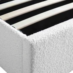 Wilton White Boucle Ottoman Storage Bed 29 Wilton White Boucle Ottoman Storage Bed -FINZ Furniture Shop JAH 017 ECRU BOU detail4