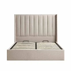 Wilton Warm Stone Fabric Ottoman Storage Bed 21 Wilton Warm Stone Fabric Ottoman Storage Bed -FINZ Furniture Shop JAH 017 SAND FAB WB1 b2c4c3fc 3b41 4f1d 8ee2 9ecb0b03c4c1