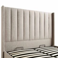 Wilton Warm Stone Fabric Ottoman Storage Bed 27 Wilton Warm Stone Fabric Ottoman Storage Bed -FINZ Furniture Shop JAH 017 SAND FAB detail1 c810b964 90a9 4051 865d 496b3b5c5128