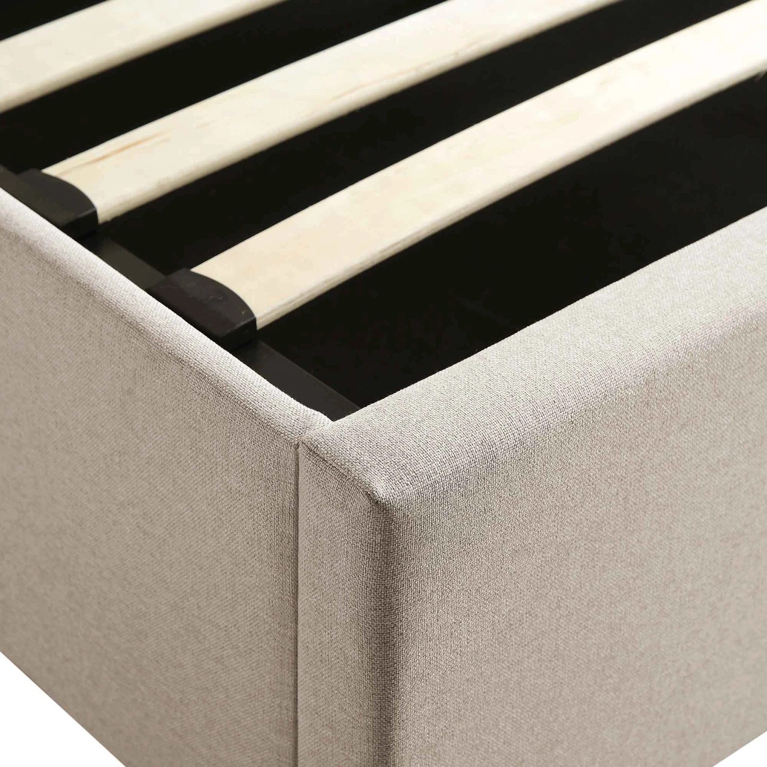 Wilton Warm Stone Fabric Ottoman Storage Bed 16 Wilton Warm Stone Fabric Ottoman Storage Bed - Image 14