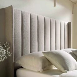 Wilton Warm Stone Fabric Ottoman Storage Bed 20 Wilton Warm Stone Fabric Ottoman Storage Bed -FINZ Furniture Shop JAH 017 SAND FAB scene3