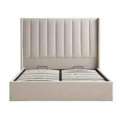Wilton Champagne Velvet Ottoman Storage Bed 21 Wilton Champagne Velvet Ottoman Storage Bed -FINZ Furniture Shop JAH 017 STONE VEL WB1