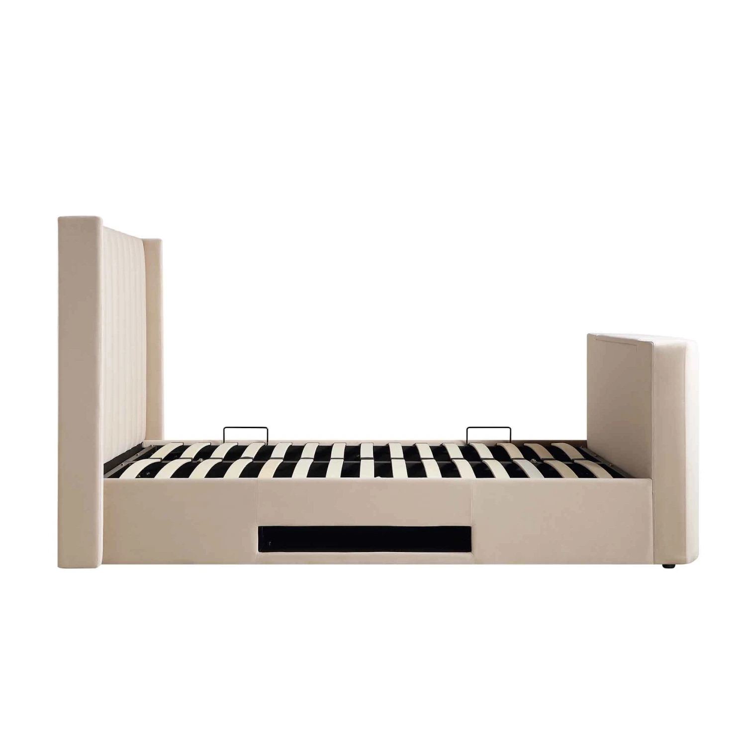 Wilton Champagne Velvet Ottoman TV Bed 13 Wilton Champagne Velvet Ottoman TV Bed - Image 12