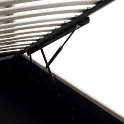 Wilton Champagne Velvet Ottoman Storage Bed 29 Wilton Champagne Velvet Ottoman Storage Bed -FINZ Furniture Shop JAH 017 STONE VEL detail3